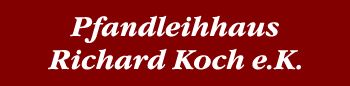 Logo Pfandleihhaus Richard Koch e.K.